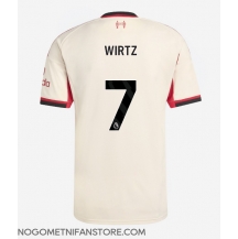 Moški Liverpool Florian Wirtz #7 Replika nogometni dresi Gostujoči 2025-26 Kratek Rokav
