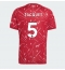 Moški Liverpool Jeremy Jacquet #5 Replika nogometni dresi Domači 2026-27 Kratek Rokav