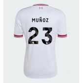 Moški Liverpool Victor Munoz #23 Replika nogometni dresi Gostujoči 2026-27 Kratek Rokav