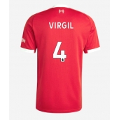 Moški Liverpool Virgil van Dijk #4 Replika nogometni dresi Domači 2025-26 Kratek Rokav
