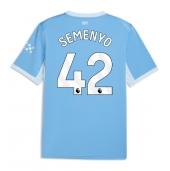 Moški Manchester City Antoine Semenyo #42 Replika nogometni dresi Domači 2026-27 Kratek Rokav