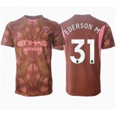 Moški Manchester City Ederson Moraes #31 Vratar Replika nogometni dresi Domači 2024-25 Kratek Rokav