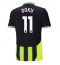 Moški Manchester City Jeremy Doku #11 Replika nogometni dresi Gostujoči 2024-25 Kratek Rokav