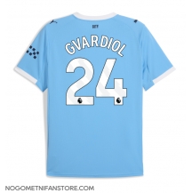 Moški Manchester City Josko Gvardiol #24 Replika nogometni dresi Domači 2025-26 Kratek Rokav