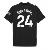 Moški Manchester City Josko Gvardiol #24 Replika nogometni dresi Gostujoči 2025-26 Kratek Rokav