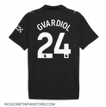 Moški Manchester City Josko Gvardiol #24 Replika nogometni dresi Gostujoči 2025-26 Kratek Rokav