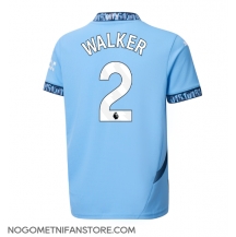 Moški Manchester City Kyle Walker #2 Replika nogometni dresi Domači 2024-25 Kratek Rokav