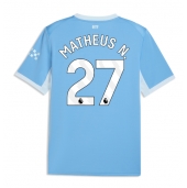 Moški Manchester City Matheus Nunes #27 Replika nogometni dresi Domači 2026-27 Kratek Rokav