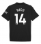 Moški Manchester City Nico Gonzalez #14 Replika nogometni dresi Gostujoči 2025-26 Kratek Rokav
