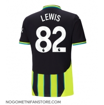 Moški Manchester City Rico Lewis #82 Replika nogometni dresi Gostujoči 2024-25 Kratek Rokav