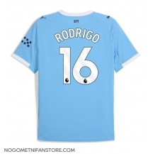 Moški Manchester City Rodri Hernandez #16 Replika nogometni dresi Domači 2025-26 Kratek Rokav