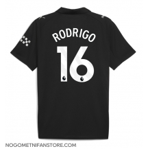 Moški Manchester City Rodri Hernandez #16 Replika nogometni dresi Gostujoči 2025-26 Kratek Rokav