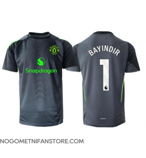 Moški Manchester United Altay Bayindir #1 Vratar Replika nogometni dresi Gostujoči 2025-26 Kratek Rokav Moški Manchester United Altay Bayindir #1 Vratar Replika nogometni dresi Gostujoči 2025-26 Kratek Rokav
