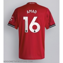 Moški Manchester United Amad Diallo #16 Replika nogometni dresi Domači 2025-26 Kratek Rokav