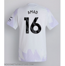 Moški Manchester United Amad Diallo #16 Replika nogometni dresi Gostujoči 2025-26 Kratek Rokav