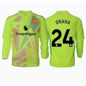 Moški Manchester United Andre Onana #24 Vratar Replika nogometni dresi Gostujoči 2024-25 Dolgi Rokav
