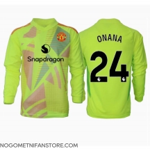 Moški Manchester United Andre Onana #24 Vratar Replika nogometni dresi Gostujoči 2024-25 Dolgi Rokav