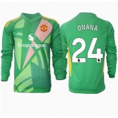 Moški Manchester United Andre Onana #24 Vratar Replika nogometni dresi Tretji 2024-25 Dolgi Rokav