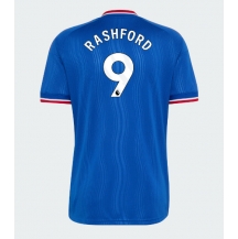 Moški Manchester United Marcus Rashford #9 Replika nogometni dresi Gostujoči 2026-27 Kratek Rokav