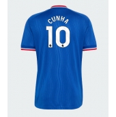 Moški Manchester United Matheus Cunha #10 Replika nogometni dresi Gostujoči 2026-27 Kratek Rokav