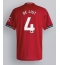 Moški Manchester United Matthijs de Ligt #4 Replika nogometni dresi Domači 2025-26 Kratek Rokav