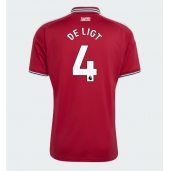 Moški Manchester United Matthijs de Ligt #4 Replika nogometni dresi Domači 2026-27 Kratek Rokav