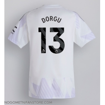 Moški Manchester United Patrick Dorgu #13 Replika nogometni dresi Gostujoči 2025-26 Kratek Rokav