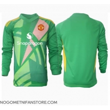Moški Manchester United Vratar Replika nogometni dresi Tretji 2024-25 Dolgi Rokav