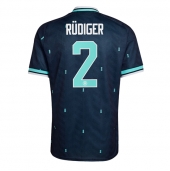 Moški Nemčija Antonio Rudiger #2 Replika nogometni dresi Gostujoči SP 2026 Kratek Rokav