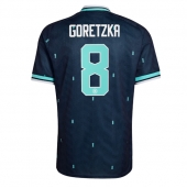 Moški Nemčija Leon Goretzka #8 Replika nogometni dresi Gostujoči SP 2026 Kratek Rokav