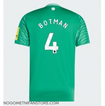 Moški Newcastle United Sven Botman #4 Replika nogometni dresi Gostujoči 2025-26 Kratek Rokav