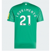 Moški Newcastle United Tino Livramento #21 Replika nogometni dresi Gostujoči 2025-26 Kratek Rokav