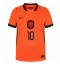 Moški Nizozemska Memphis Depay #10 Replika nogometni dresi Domači SP 2026 Kratek Rokav
