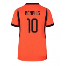Moški Nizozemska Memphis Depay #10 Replika nogometni dresi Domači SP 2026 Kratek Rokav