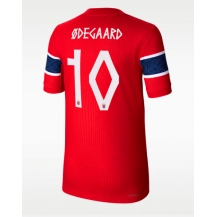 Moški Norveška Martin Odegaard #10 Replika nogometni dresi Domači SP 2026 Kratek Rokav