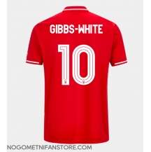 Moški Nottingham Forest Morgan Gibbs-White #10 Replika nogometni dresi Domači 2025-26 Kratek Rokav