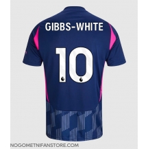 Moški Nottingham Forest Morgan Gibbs-White #10 Replika nogometni dresi Gostujoči 2024-25 Kratek Rokav