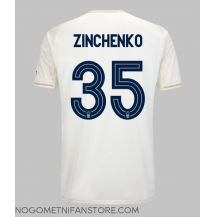 Moški Nottingham Forest Oleksandr Zinchenko #35 Replika nogometni dresi Gostujoči 2025-26 Kratek Rokav