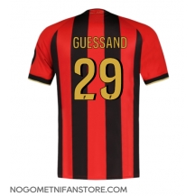 Moški OGC Nice Evann Guessand #29 Replika nogometni dresi Domači 2024-25 Kratek Rokav
