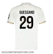 Moški OGC Nice Evann Guessand #29 Replika nogometni dresi Gostujoči 2024-25 Kratek Rokav