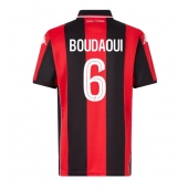 Moški OGC Nice Hicham Boudaoui #6 Replika nogometni dresi Domači 2025-26 Kratek Rokav