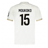 Moški OGC Nice Youssoufa Moukoko #15 Replika nogometni dresi Gostujoči 2024-25 Kratek Rokav