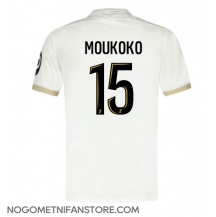 Moški OGC Nice Youssoufa Moukoko #15 Replika nogometni dresi Gostujoči 2024-25 Kratek Rokav