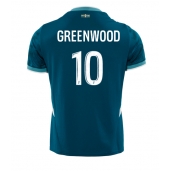 Moški Olympique de Marseille Mason Greenwood #10 Replika nogometni dresi Gostujoči 2024-25 Kratek Rokav