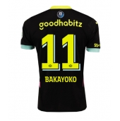 Moški PSV Eindhoven Johan Bakayoko #11 Replika nogometni dresi Gostujoči 2024-25 Kratek Rokav