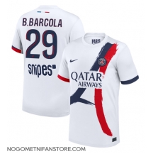 Moški Paris Saint-Germain Bradley Barcola #29 Replika nogometni dresi Gostujoči 2025-26 Kratek Rokav