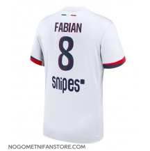 Moški Paris Saint-Germain Fabian Ruiz #8 Replika nogometni dresi Gostujoči 2025-26 Kratek Rokav