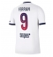 Moški Paris Saint-Germain Ferran Torres #9 Replika nogometni dresi Gostujoči 2026-27 Kratek Rokav