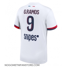 Moški Paris Saint-Germain Goncalo Ramos #9 Replika nogometni dresi Gostujoči 2025-26 Kratek Rokav
