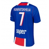 Moški Paris Saint-Germain Khvicha Kvaratskhelia #7 Replika nogometni dresi Domači 2026-27 Kratek Rokav
